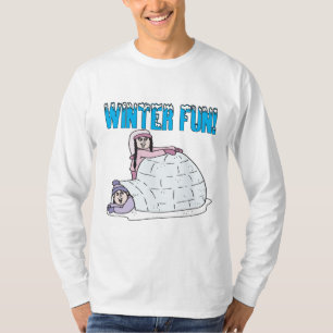 Camiseta Diversión del invierno
