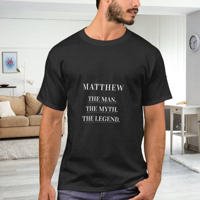 Camiseta Diversión del nombre de la leyenda del mito del ho (Subido por el creador)