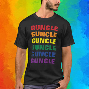 Camiseta Diversión del Orgullo Gay LGBTQ Y El Tío Gay Fundi