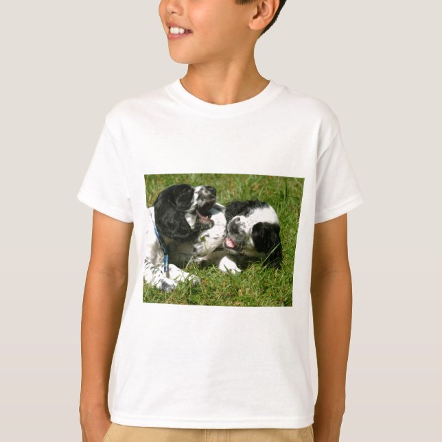 Camiseta Diversión del perro de aguas (Anverso)