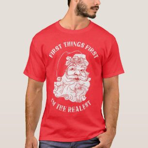 Camiseta Diversión divertida de los Navidades de Santa Cláu