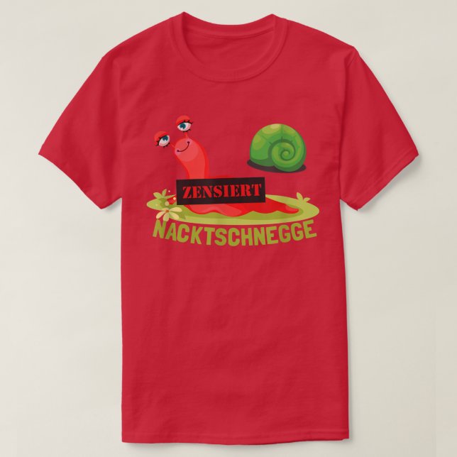 Camiseta Diversión divertida de nudibranch slug (Diseño del anverso)