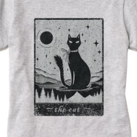 Diversión divertida del gato Tarot Card Fortune Te