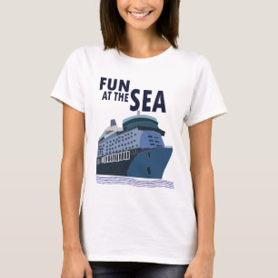 Camiseta Diversión En El Cruceros Marítimo