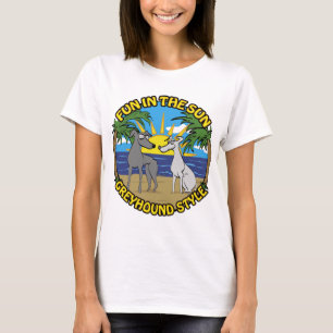 CAMISETA DIVERSIÓN EN EL ESTILO DEL SOL GREYHOUND