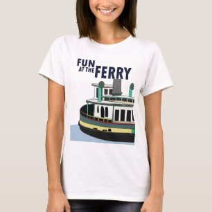 Camiseta Diversión En El Ferry De Viaje