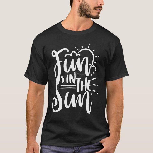 Camiseta Diversión En El Sol (Anverso)