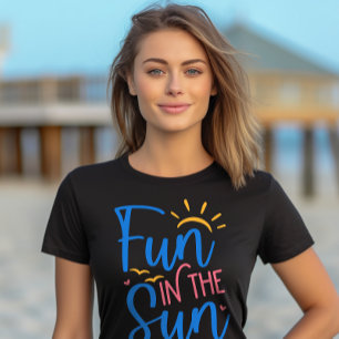 Camiseta "Diversión En El Sol" Vibes De Verano