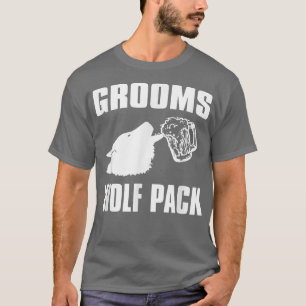 Camiseta Diversión en la despedida de solteroManada de lobo