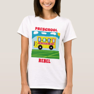Camiseta Diversión escolar de autobuses escolares de clase 