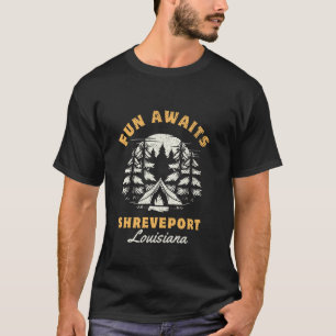 Camiseta Diversión Espera Vacaciones Shreveport Louisiana