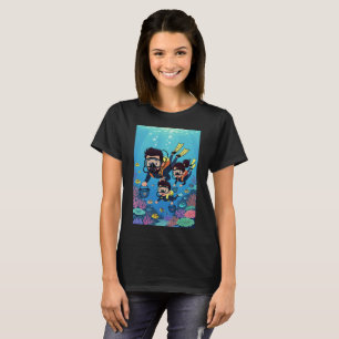Camiseta Diversión Familiar en Buceo Subacuático