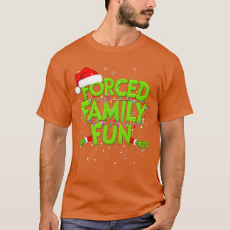Camiseta Diversión Familiar Forzada Navidad s Pijama Famili