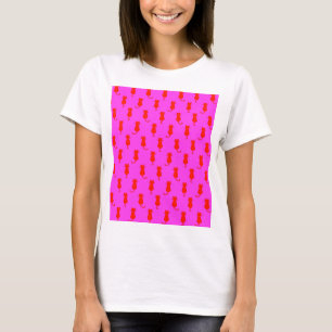 Camiseta Diversión Felina Para Siempre Gatos Rojos Capricho
