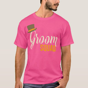 Camiseta Diversión Fiesta de Soltero del Novio Escuadrón St