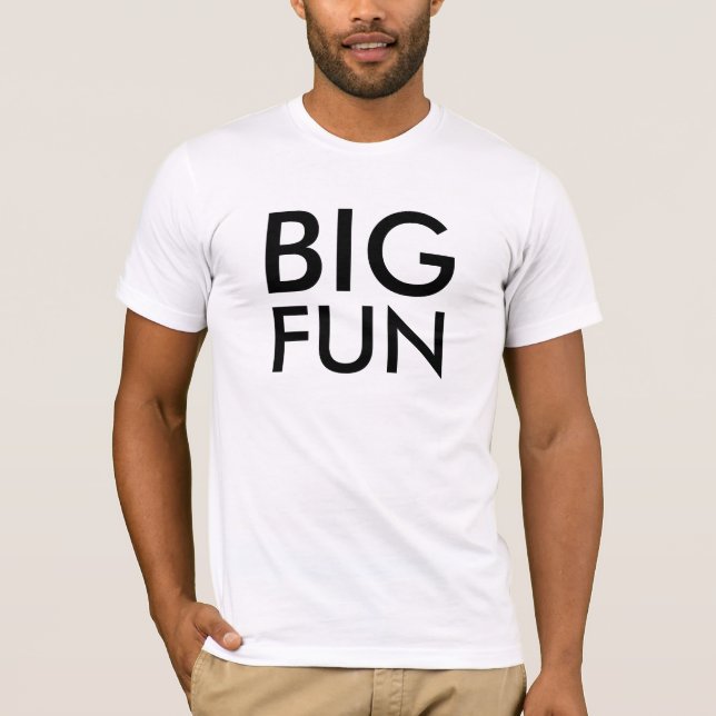 Camiseta Diversión grande (Anverso)