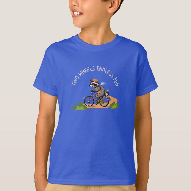 Camiseta Diversión infinita de dos ruedas (Anverso)