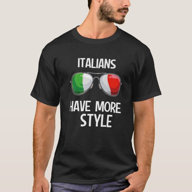 Camiseta Diversión italiana jerga italiana Italia pun itali (Anverso)