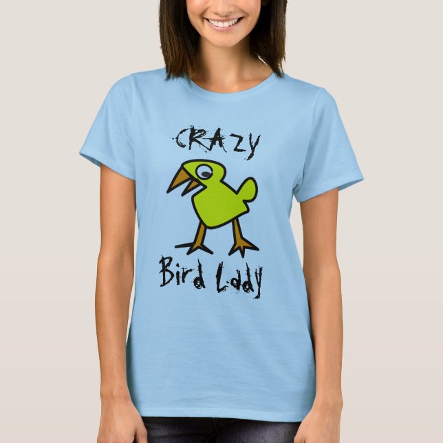 Camiseta Diversión loca del regalo de señora Shirt del (Anverso)