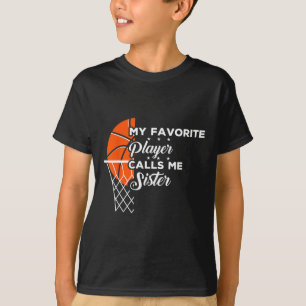 Camiseta Diversión, mi jugador favorito de baloncesto me ll