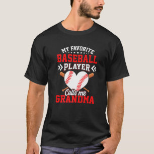 Camiseta Diversión, mi jugador favorito de béisbol me lla