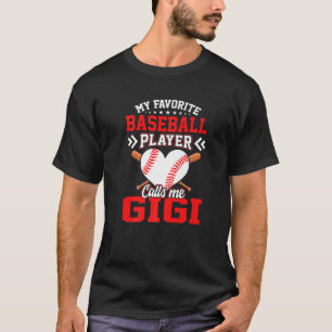 Camiseta Diversión, mi jugador favorito de béisbol me llama