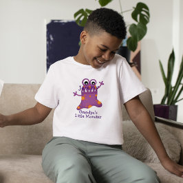 Camiseta Diversión monstrual de un Personalizado morado par