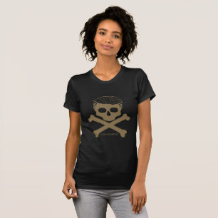 Camiseta Diversión, negro del t de las señoras del