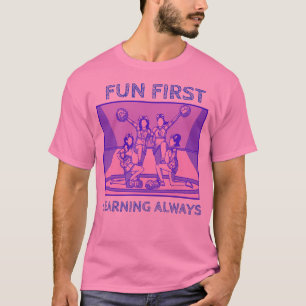 Camiseta Diversión Primero Aprendizaje Siempre Maestro