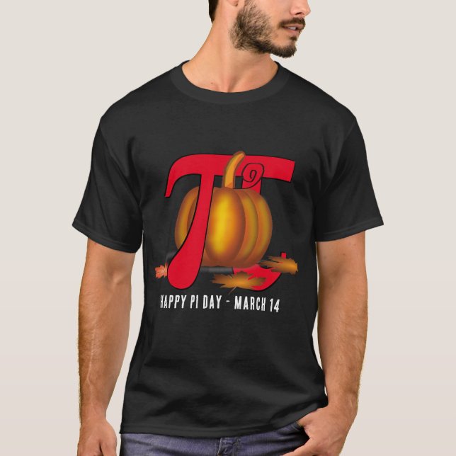 Camiseta Diversión PUMPKIN Pi Day (Anverso)