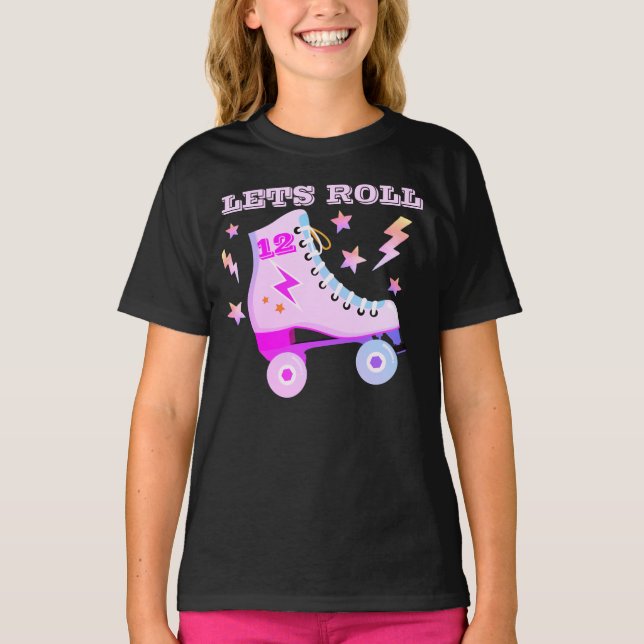 Camiseta Diversión que permite correr patinaje sobre patina (Anverso)