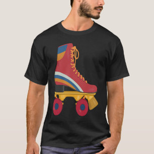 Camiseta Diversión Retro Patinaje sobre Ruedas Años 70 80 D