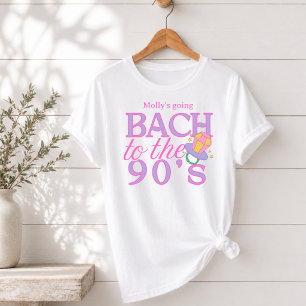 Camiseta Diversión Rosa Años 90 Retro Despedida de Soltera