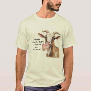 Camiseta Diversión Subió "Sobre la Colina" ahora un "Viejo