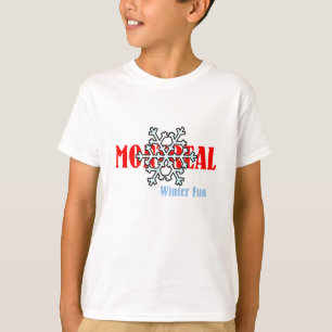 Camiseta Diversión SUPERIOR del invierno de Montreal