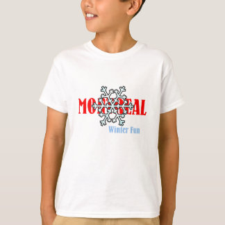 Camiseta Diversión SUPERIOR del invierno de Montreal