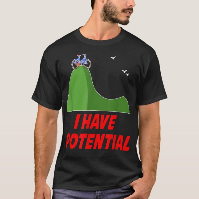 Camiseta DIVERSIÓN TENGO POTENCIAL COMO PROFESOR DE Ciencia (Anverso)