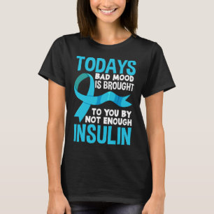 Camiseta Diversión Tipo 1 2 Diabética T1d T2d Insulina Diab