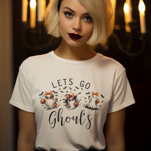 Camiseta Diversión Vámonos Fantasmas Halloween