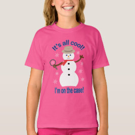 Camiseta Diversión y Fantasía Es un detective de muñeco de 