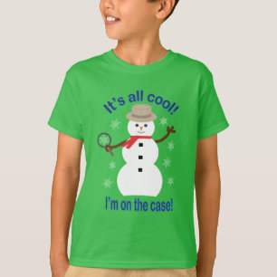 Camiseta Diversión y fantasía, todo es un detective de Snow