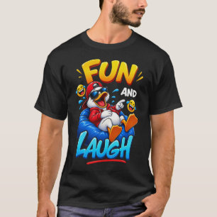 Camiseta Diversión y risas – Comedia de pato genial