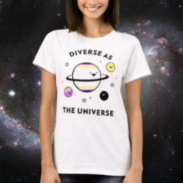 Camiseta Diverso como el universo