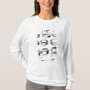 Camiseta Diversos buques de cocinar, 1570