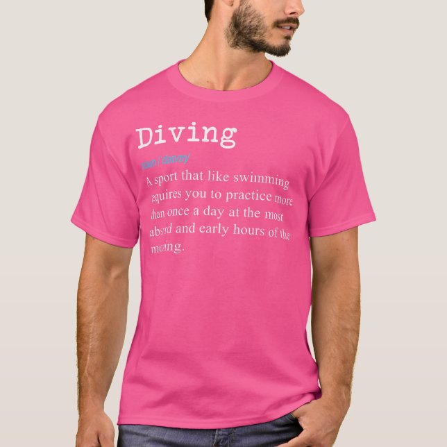 Camiseta Diversos Springboard Divers Divers Definición (Anverso)