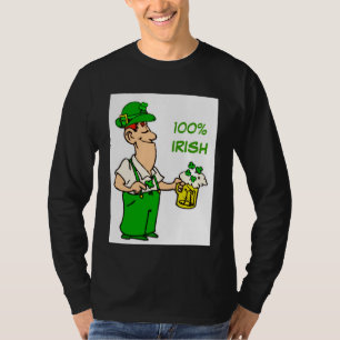 Camiseta divertida 100% irlandesa