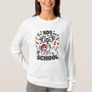 Camiseta Divertida 101 Días de Escuela   Regreso a