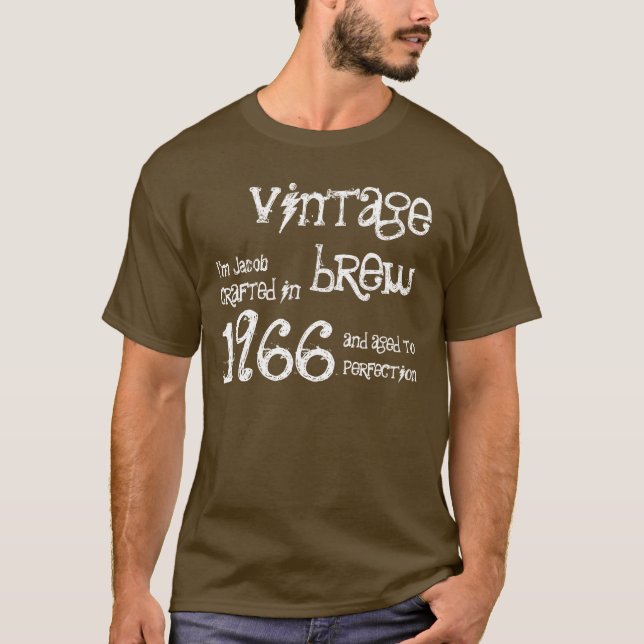 Camiseta divertida 1966 del regalo del 50.o (Anverso)