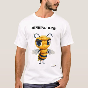 Camiseta Divertida Abeja Minding Mine