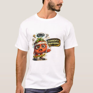 Camiseta Divertida Actualmente en Buffer | Retro S